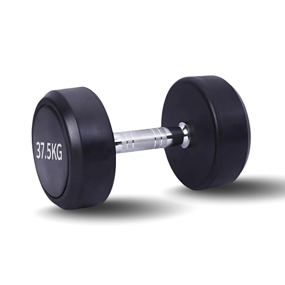 ดัมเบลยางกลม HOMEFITTOOLS 37.5 KG 1 คู่